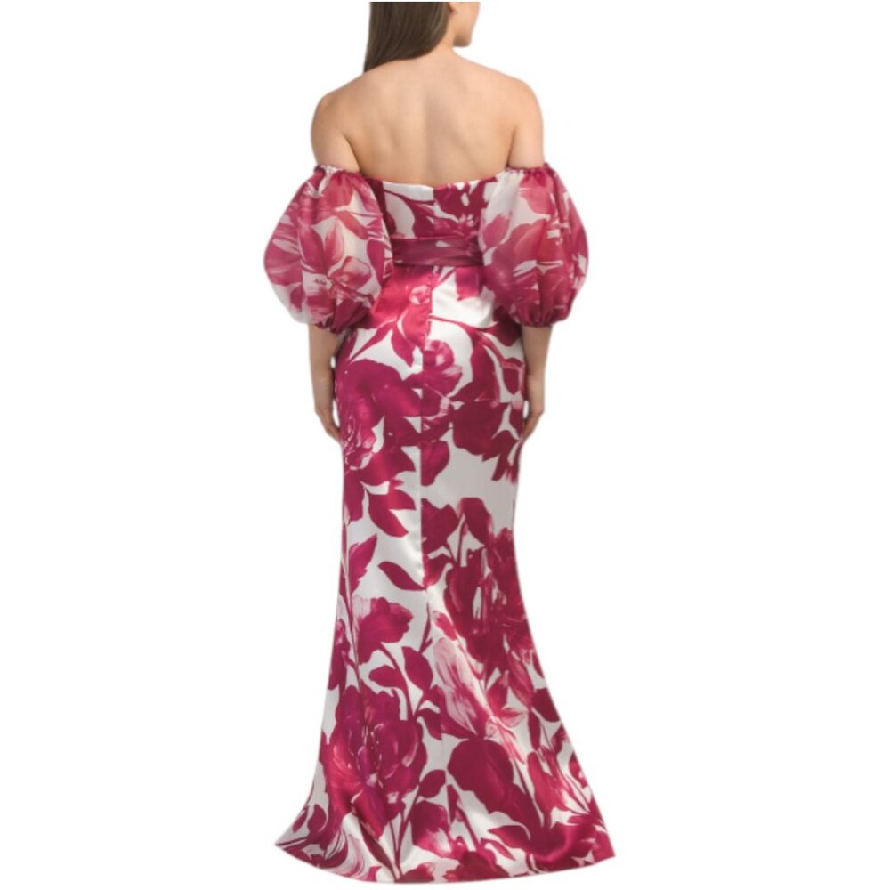 RENE BY RENE RUIZ Off The Shoulder Floral Gown - Picture 2 of 5